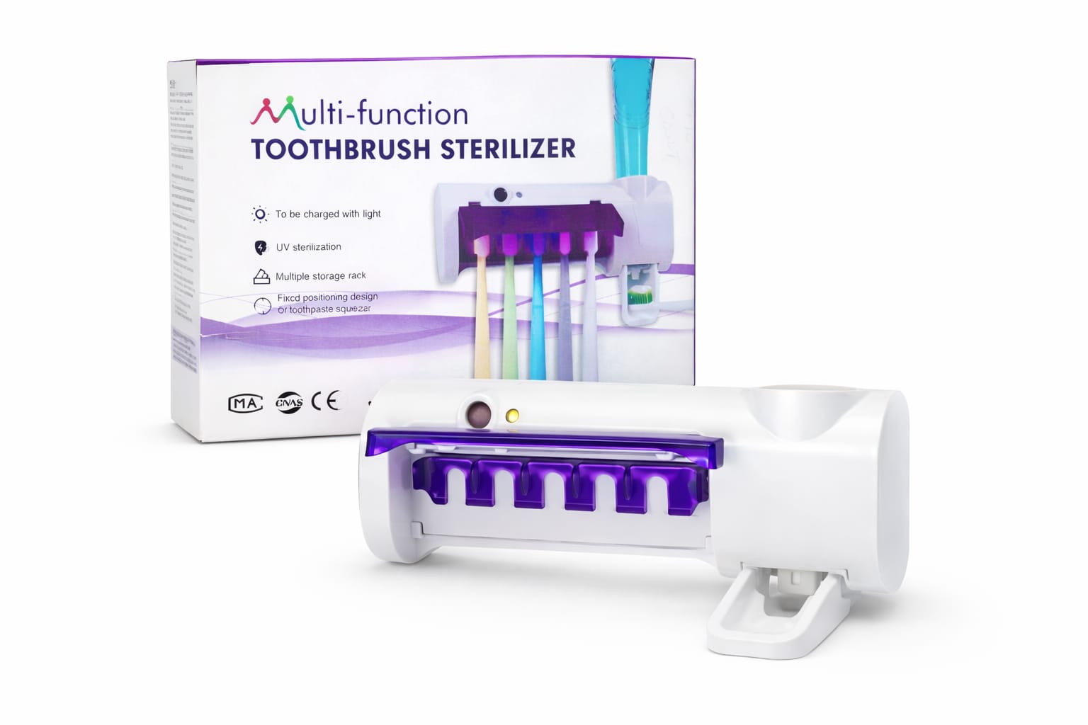 UV Zahnbürsten Sterilisator mit Wandhalterung